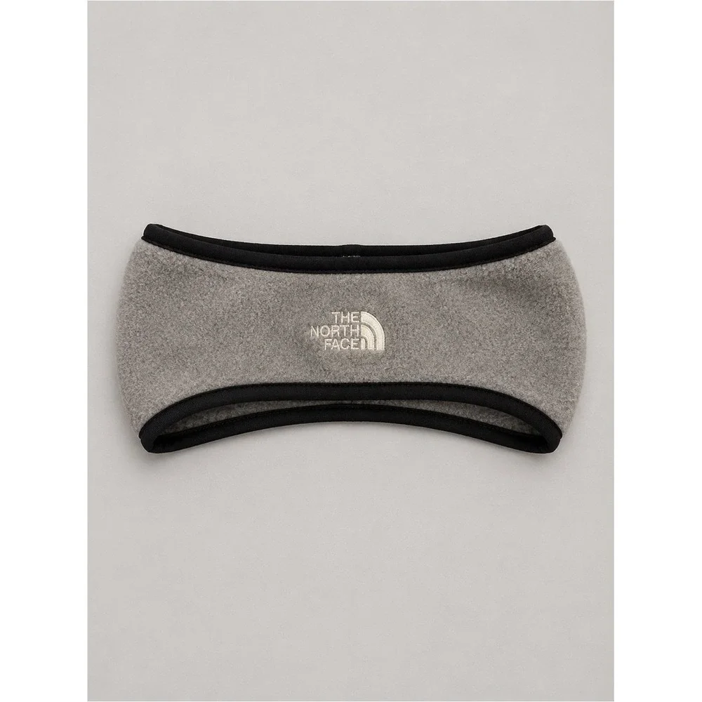 The North Face Polartec Fleece Headband Ear Warmer Gray Hiking Outdoors One Size